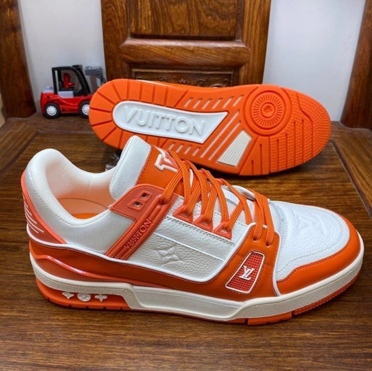 Louis Vuitton - Trainer Orange & Blanc
