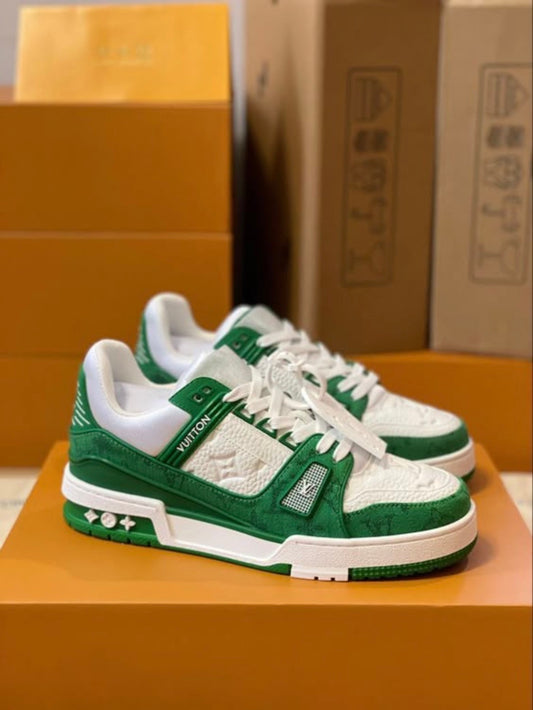 Louis Vuitton - Trainer Blanc & Vert